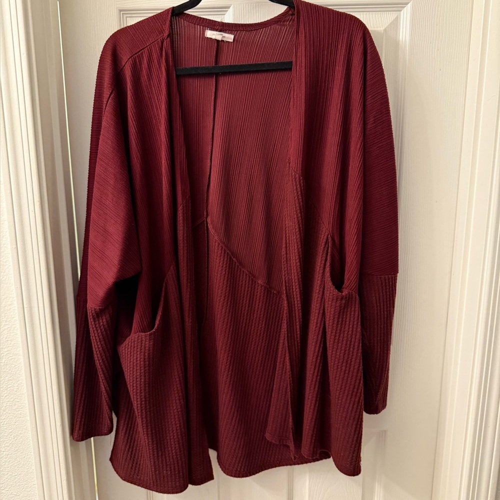 Maurices Deep Burgundy Blouse